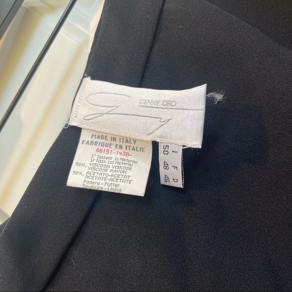 Genny Cro Vintage Black Pencil Skirt - Picture 5 of 8